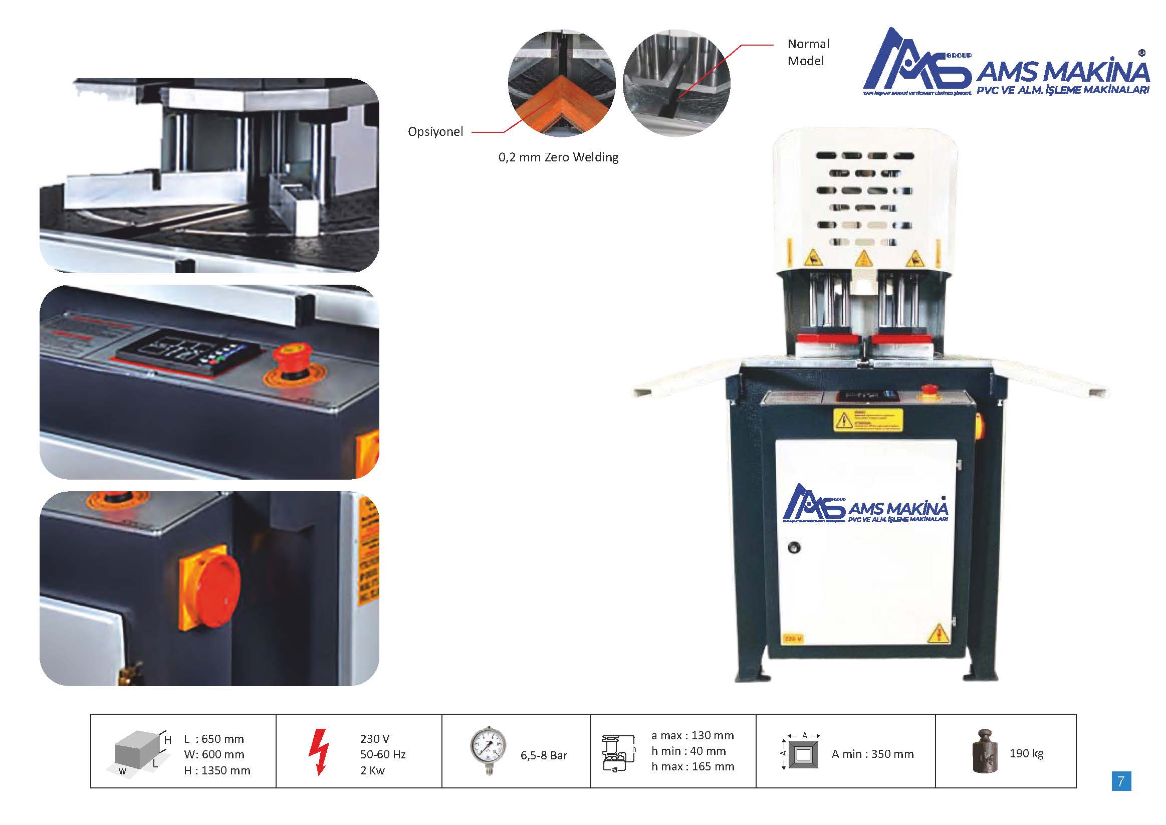 AMS 2 Otomatik Tek Köşe Kaynak Makinesi 1